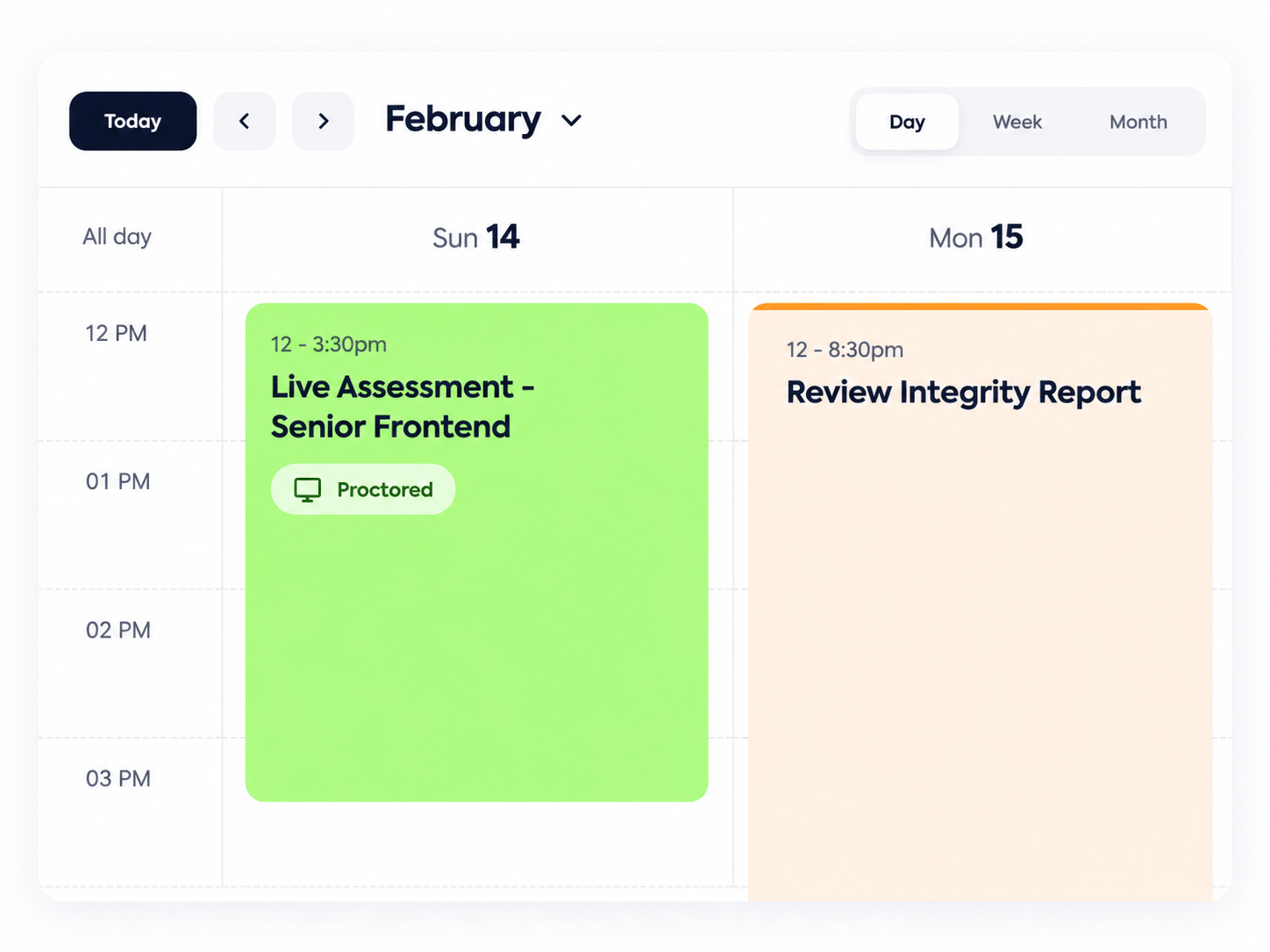 Seamless assessments